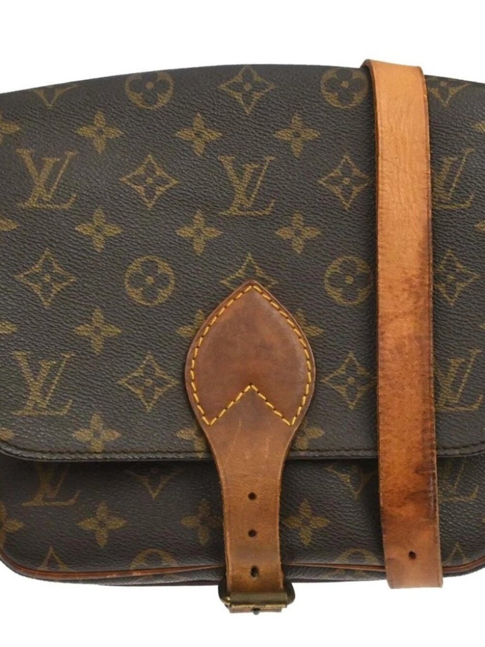 LOUIS VUITTON CARTOUCHIERE MM SHOULDER BAG